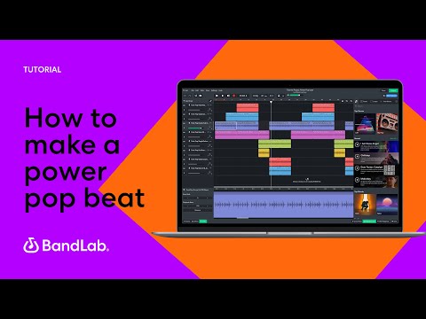 How to make a power pop beat using BandLab's free web Mix Editor (BandLab Tutorial)