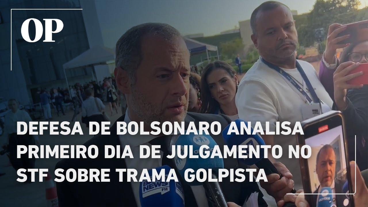 Defesa de Bolsonaro analisa primeiro dia de julgamento no STF sobre trama golpista