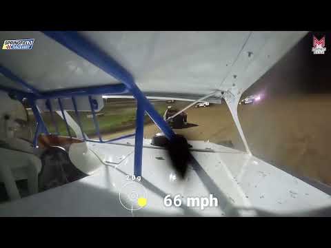 #02 Tanner Mullens - USRA Modified - 5-4-2024 Springfield Raceway - In Car Camera - dirt track racing video image