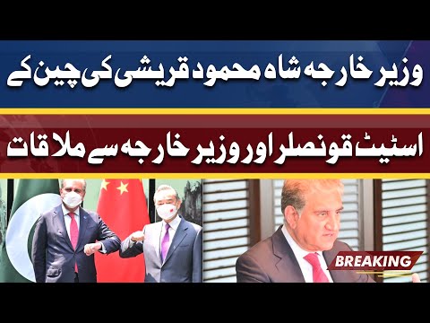 FM Shah Mehmood Qureshi meets Chinese Foreign Minister Wang Yi