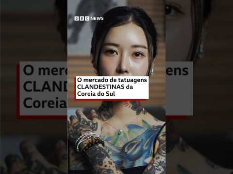 As mulheres no centro do mercado de tatuagens clandestinas da Coreia do Sul #bbcnewsbrasil