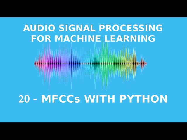 How to Use TensorFlow for MFCC