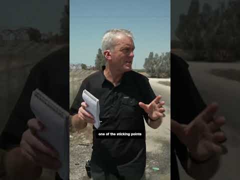 CNN reports from Gaza aid crossing