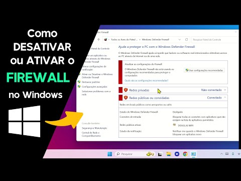 Como Ativar/Desativar o FIREWALL do Windows