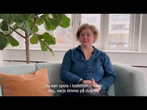 Hanna Kruse är projektledare på VA SYD - här berättar hon om sitt arbete (kortversion)