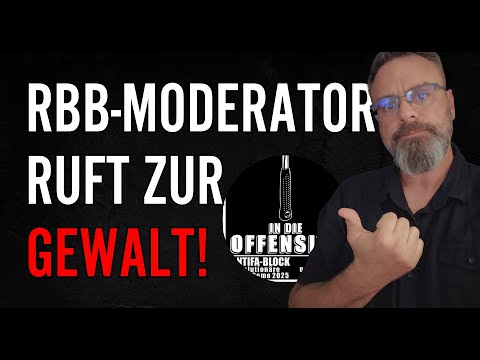 Leipzig eskaliert: RBB-Moderator ruft Antifa in den Straßenkampf!