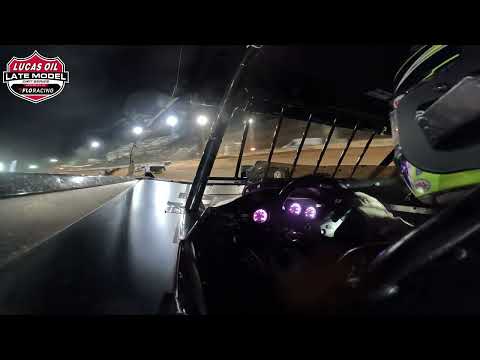 Lucas Oil Late Model Dirt Series | #76 - Brandon Overton - Feature | Golden Isles Speedway - dirt track racing video image