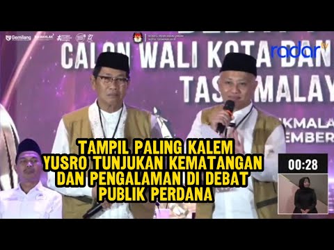 Tampil Paling Kalem, Yusro Tunjukan Kematangan dan Pengalaman di Debat Publik Perdana