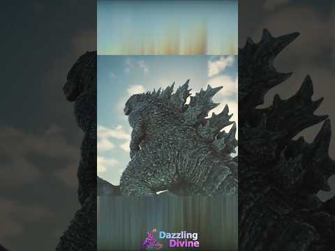 Supermassive Godzilla Towering Above the Mountains #shorts #godzillaxkongsupernova