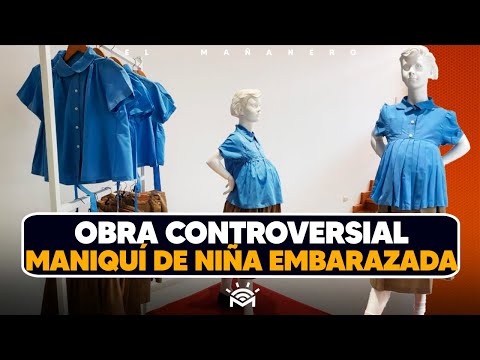 (OBRA CONTROVERSIAL) Maniquí de Niña Embarazada - EL DEBATE