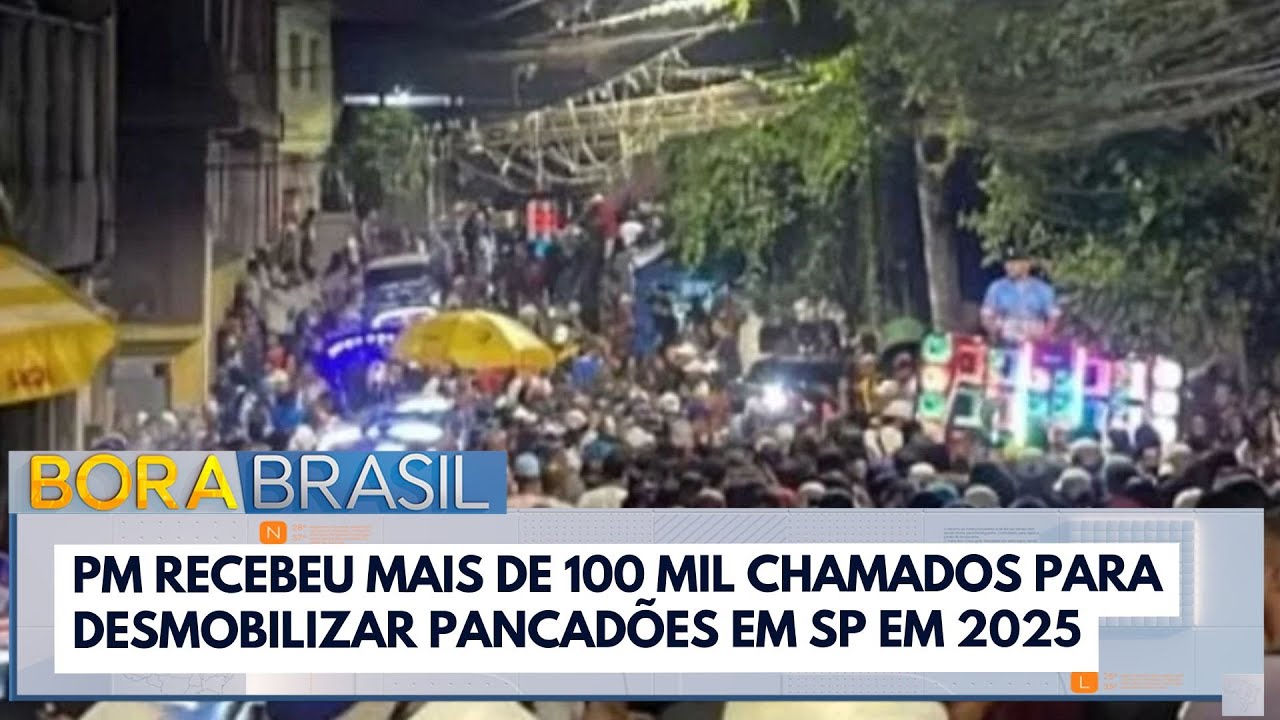 PM recebeu mais de 100 mil chamados para desmobilizar pancadões em SP