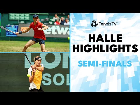 Hurkacz Takes On Zverev; Sinner vs Zhang | Halle 2024 Semi-Final Highlights