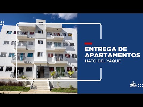 Inauguración de 200 apartamentos - Hato del Yaque.
