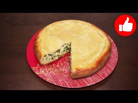 Вкусный пирог с зеленым луком и яйцом в мультиварке, рецепт #рецепты для мультиварки