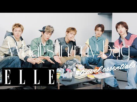 初来日のCORTISが、海外遠征の持ち物を大公開👕👟　世界的に注目される新星グループの愛用アイテムは？｜What's in my bag｜ELLE Japan