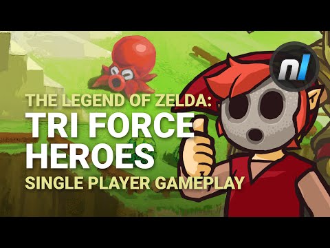 The Legend of Zelda: Tri Force Heroes SINGLE PLAYER Gameplay 60fps - UCl7ZXbZUCWI2Hz--OrO4bsA