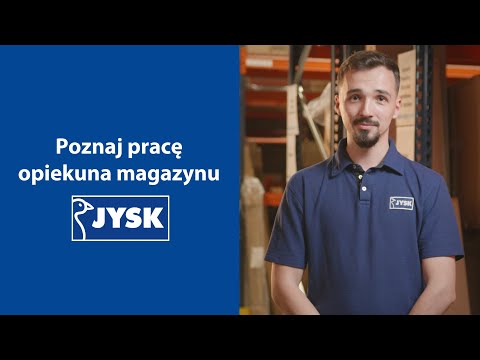 Poznaj pracę w JYSK – dzień z życia opiekuna magazynu - Grzegorz
