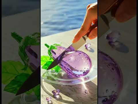 ASMR vegetable 🍆 Cutting 🍒 #satisfying #coffee #relax #relaxing #odlysatisfying #asmrsounds #asmr