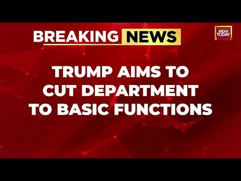 Donlad Trump Signs Executive Order Aimed At Dismantling Department Of Education