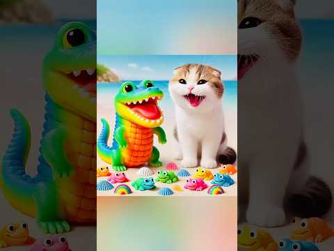 When a crocodileWhen it turns into colored gummiescatLaughing #freefire #airport #shorts