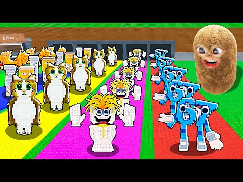 5本の道からブレインロットを盗むロブロックス (Roblox)