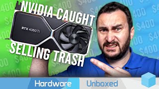 Vidéo-Test : Laughably Bad at $400: Nvidia GeForce RTX 4060 Ti Review
