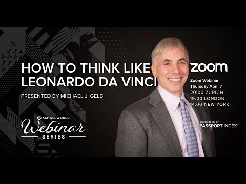 How to Think like Leonardo Da Vinci