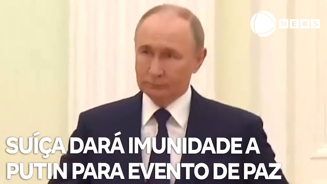 Suíça oferece imunidade a Putin para comparecer a eventual conferência de paz