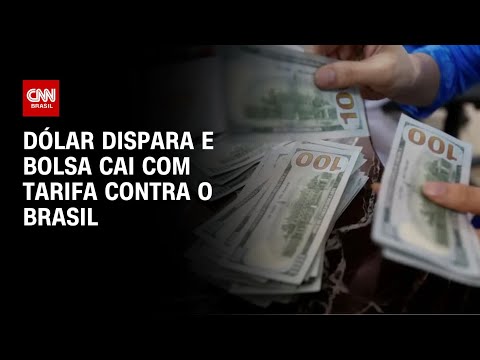 ​Dólar futuro dispara a R$ 5,60 após tarifa de Trump ao Brasil| CNN NOVO DIA
