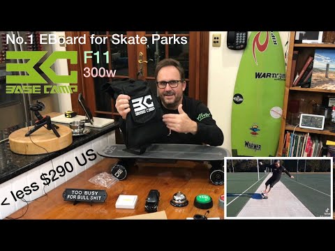 Base Camp F11 - Cheapest EBoard available - No.1 Electric Board for Skate Parks and Cement Waves ✅