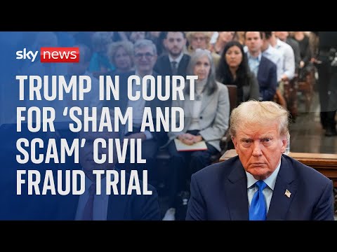 Former US President Donald Trump calls civil fraud case against him a "disgrace"