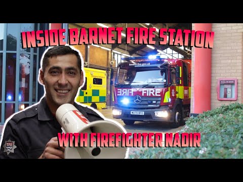 Inside Barnet Fire Station with Firefighter Nadir