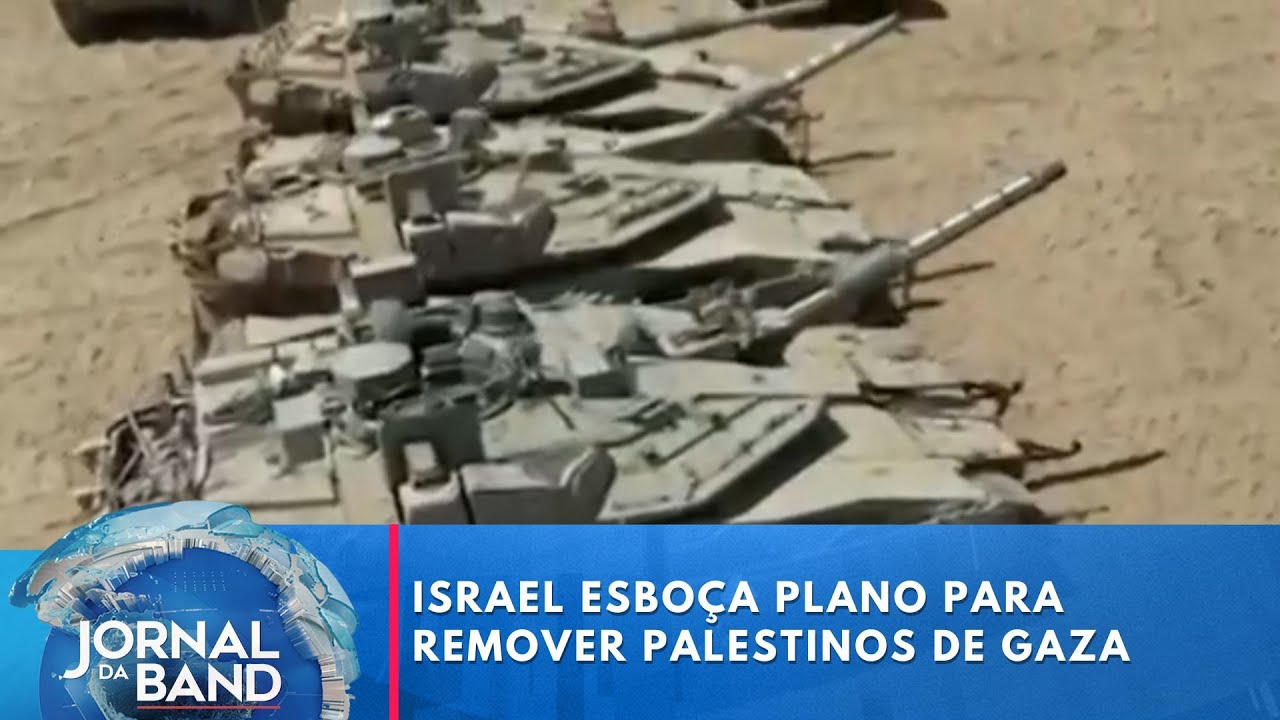 Israel esboça plano bancado por Trump para remover palestinos de Gaza | Jornal da Band
