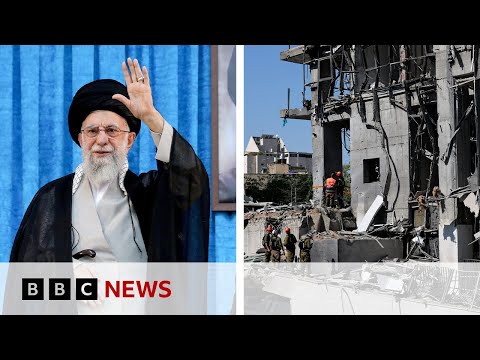 Iran and Israel launch further strikes as Israeli hospital is damaged | BBC News