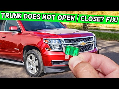 Why Trunk Liftage Does Not Open Close Chevrolet Tahoe Chevy Suburban 2014 2015 2016 2017 2018 2019