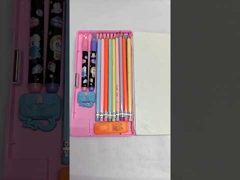 filling pencil case #satisfying #shorts #youtubepartner #new