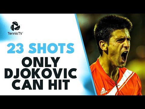 23 Shots ONLY Novak Djokovic Can Hit 🤯