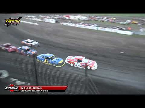 Stock Car Heats | Rapid Speedway | 6-18-2021 - dirt track racing video image