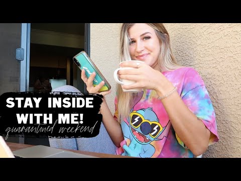 QUARANTINE VLOG! spending the weekend inside!