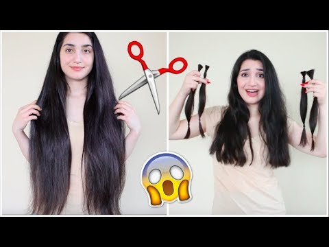 CUTTING MY OWN HAIR OFF! *WARNING DRAMATIC*