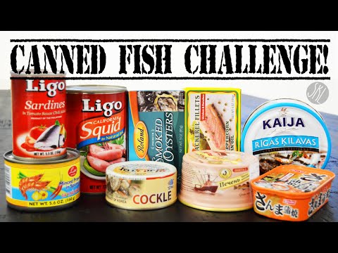 Canned Fish Challenge!! - UCIvA9ZGeoR6CH2e0DZtvxzw