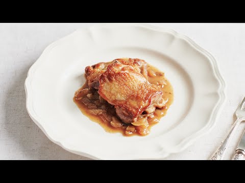 鶏もも肉の軽い煮込み|家フレンチレシピ