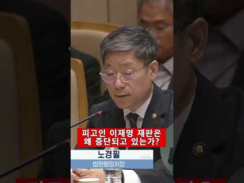 <strong>피고인</strong> 이재명 재판은 왜 중단되고 있는가? #윤용근#노경필#피고인이재명#이재명#재판중단