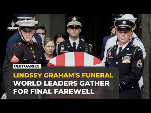 Trump, Zelenskyy and Netanyahu pay tribute to Lindsey Graham