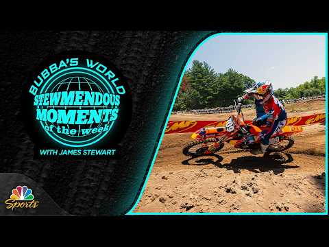 James Stewart's top moments from SMX World Championship Round 23 at Southwick | Motorsports on NBC