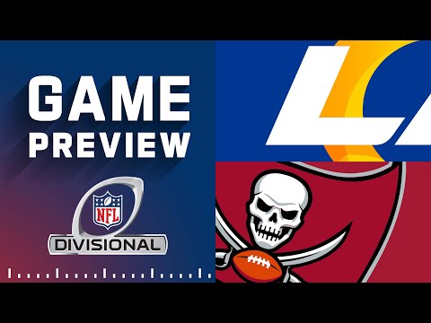Los Angeles Rams vs. Tampa Bay Buccaneers | NFL Divisional Round Game Previews video clip