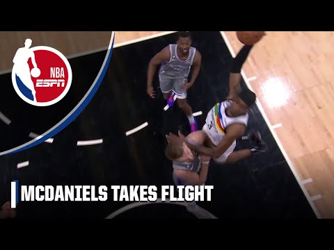 Jaden McDaniels dunks all over Domantas Sabonis  | NBA on ESPN video clip