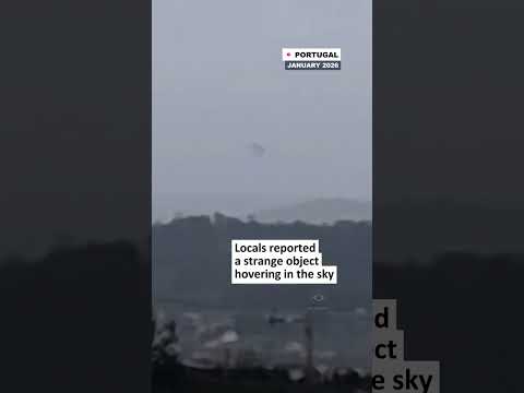 Triangular UFO Spotted Over Portugal (2026) #uap