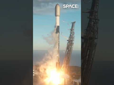 SpaceX, Starlink 위성 발사 🚀 #spacex #falcon9 #california #space #shorts