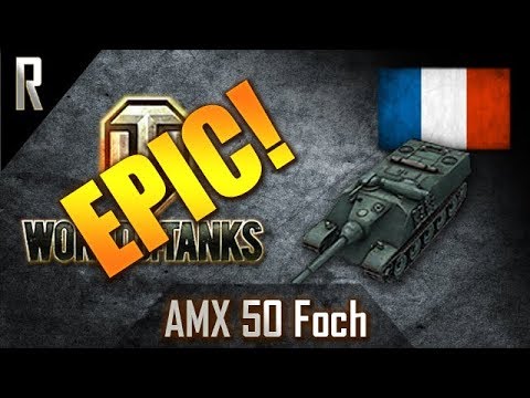 ► World of Tanks - Epic Games: AMX 50 Foch 155 [8 kills, 11390 dmg]